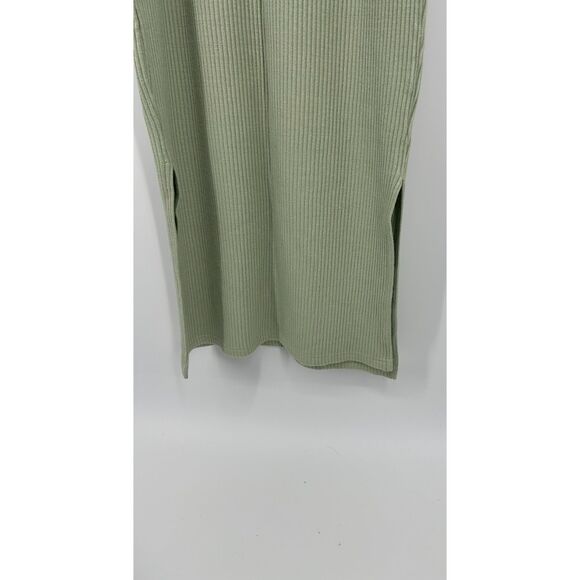 Rails Reseda Tank Dress Sage Green Sleeveless Sheath Maxi Ribbed X-Small XS - Picture 3 of 8